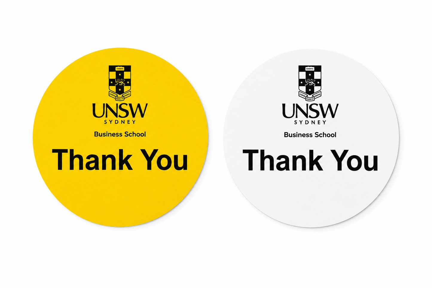 UNSW Thank You Stickers